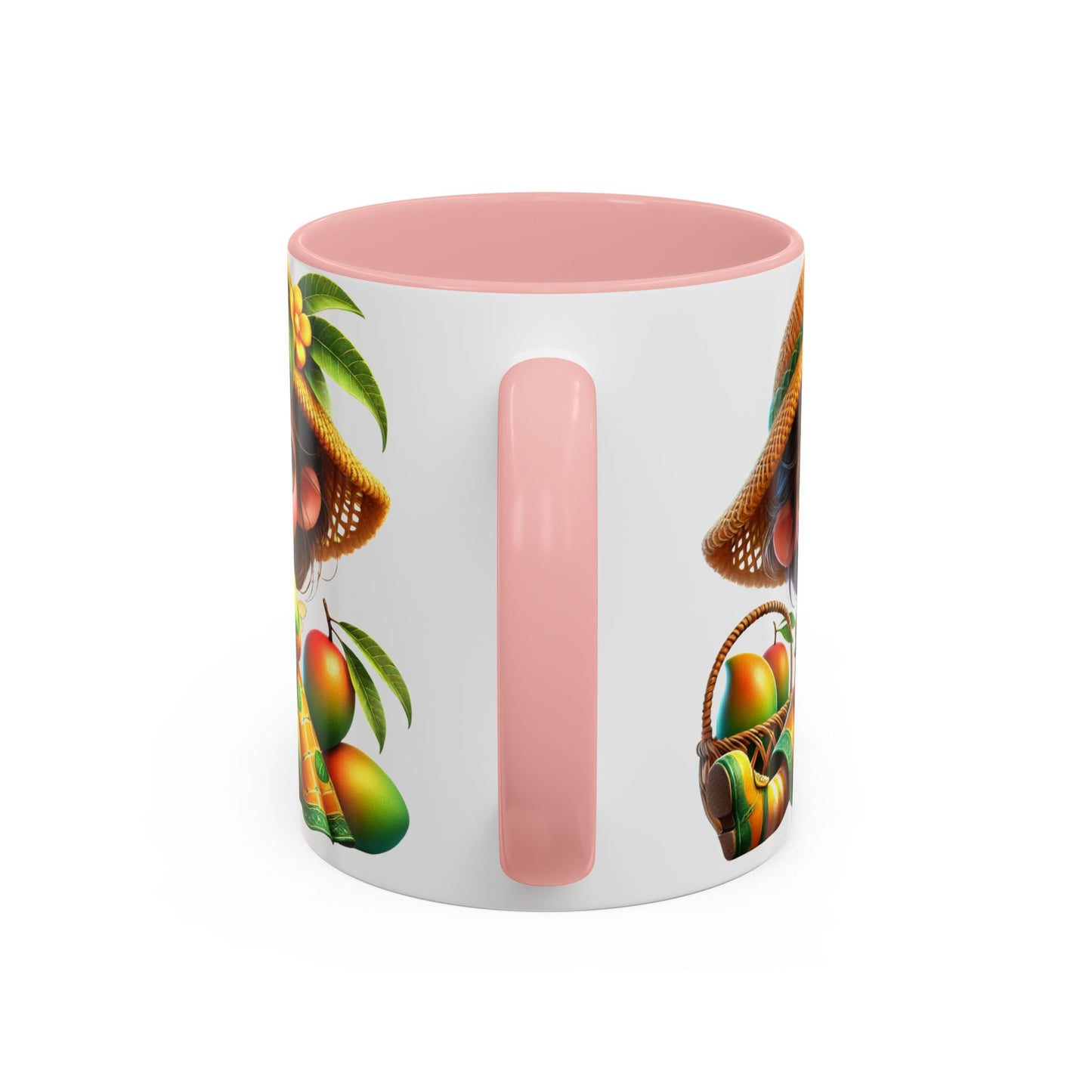 Whimsical Fruit-Themed Accent Coffee Mug - 11 & 15oz