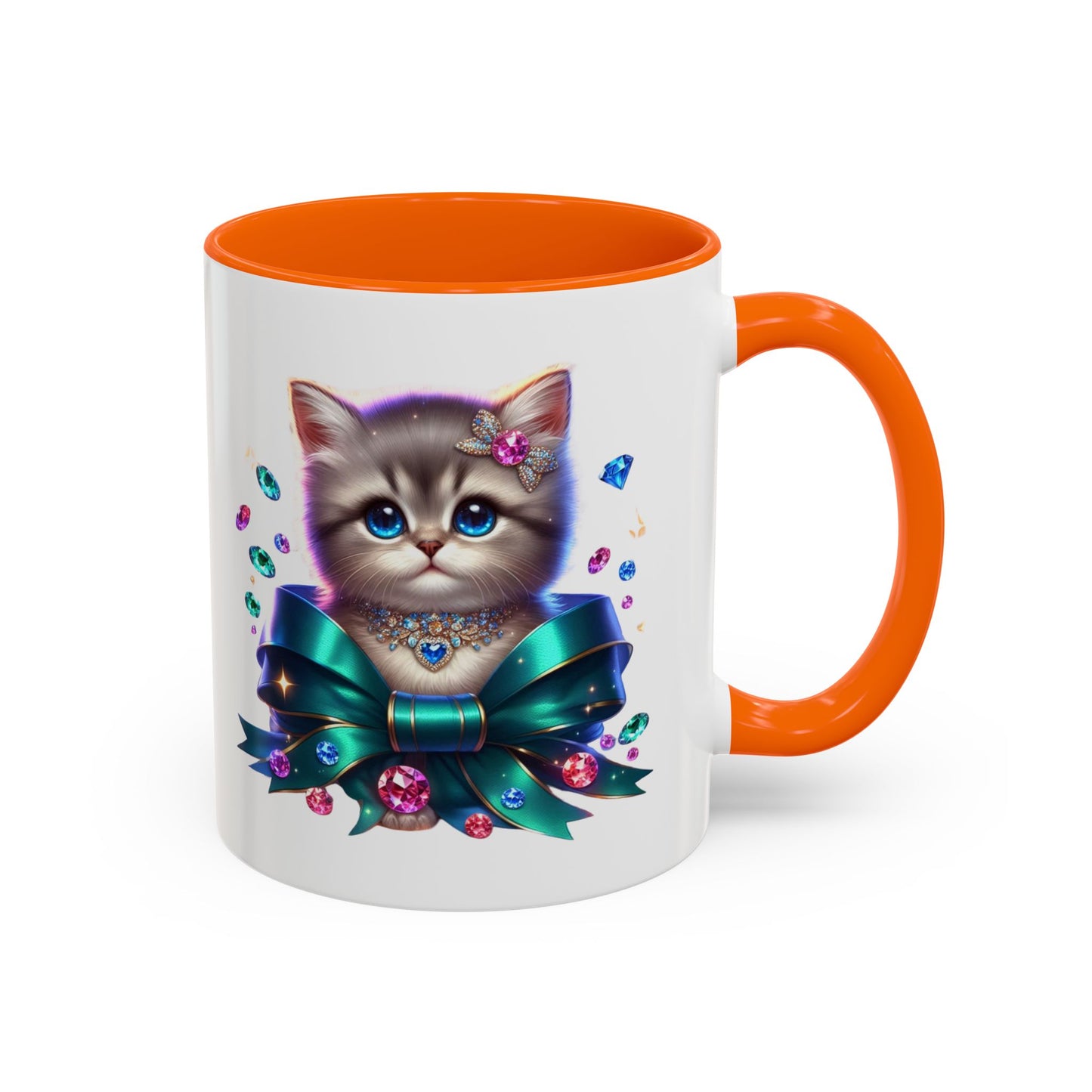 Cute Cat Accent Mug - Perfect Gift for Cat Lovers, Animal Enthusiasts, Birthdays, Housewarmings, Pet Adoption Celebrations