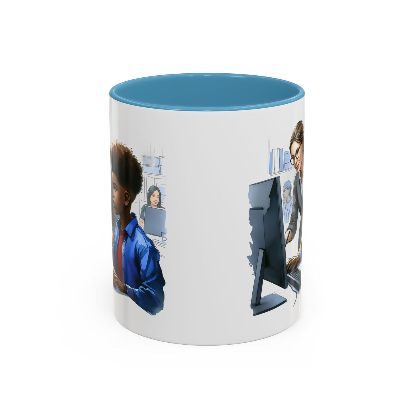 Empowering Desk Coffee Mug with Inspirational Design, Work Mug, Office Decor, Motivational Gift, Teacher Appreciation