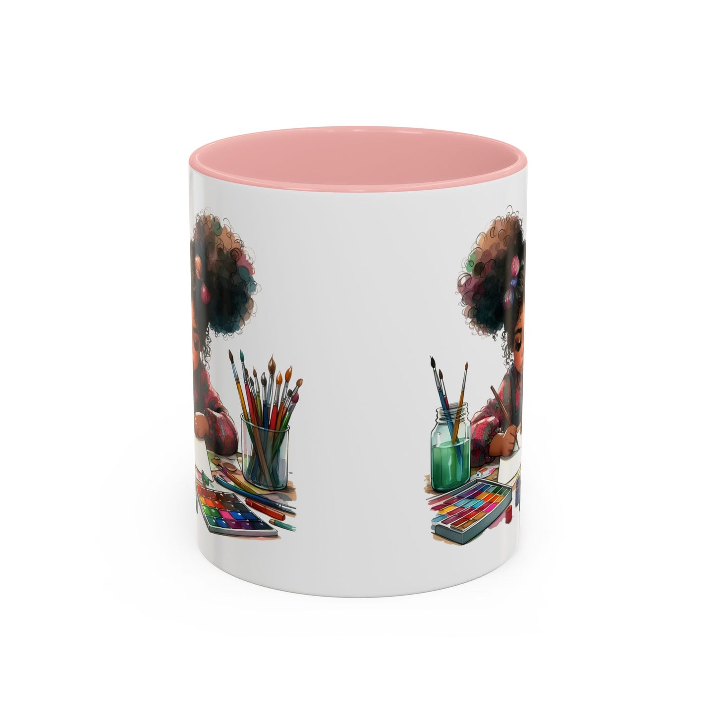 Creative Kids Coffee Mug, Art Mug, Colorful Mug, Cute Kids Mug, Gift for Artists, Unique Drinkware