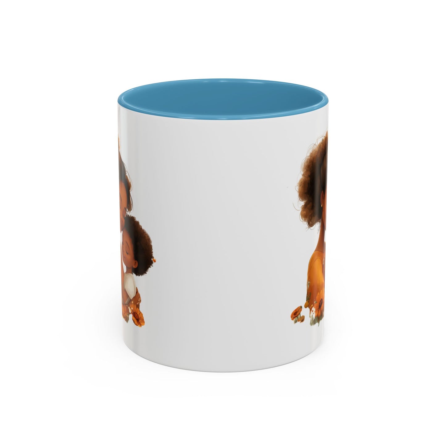 Heartwarming Mom & Child Coffee Mug, Family Gift, Mother's Day Gift, Coffee Lover, Cute Illustration