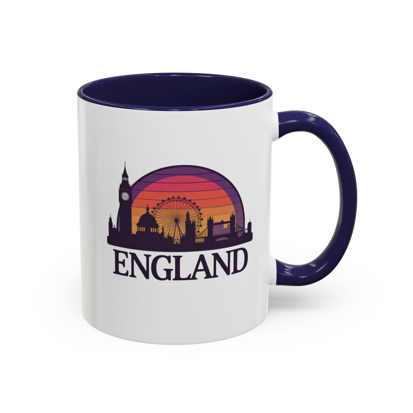London Skyline Accent Coffee Mug - Unique Gift for Tea Lovers, Home Decor, Travel Souvenir, English Culture Enthusiasts, 11oz, 15oz