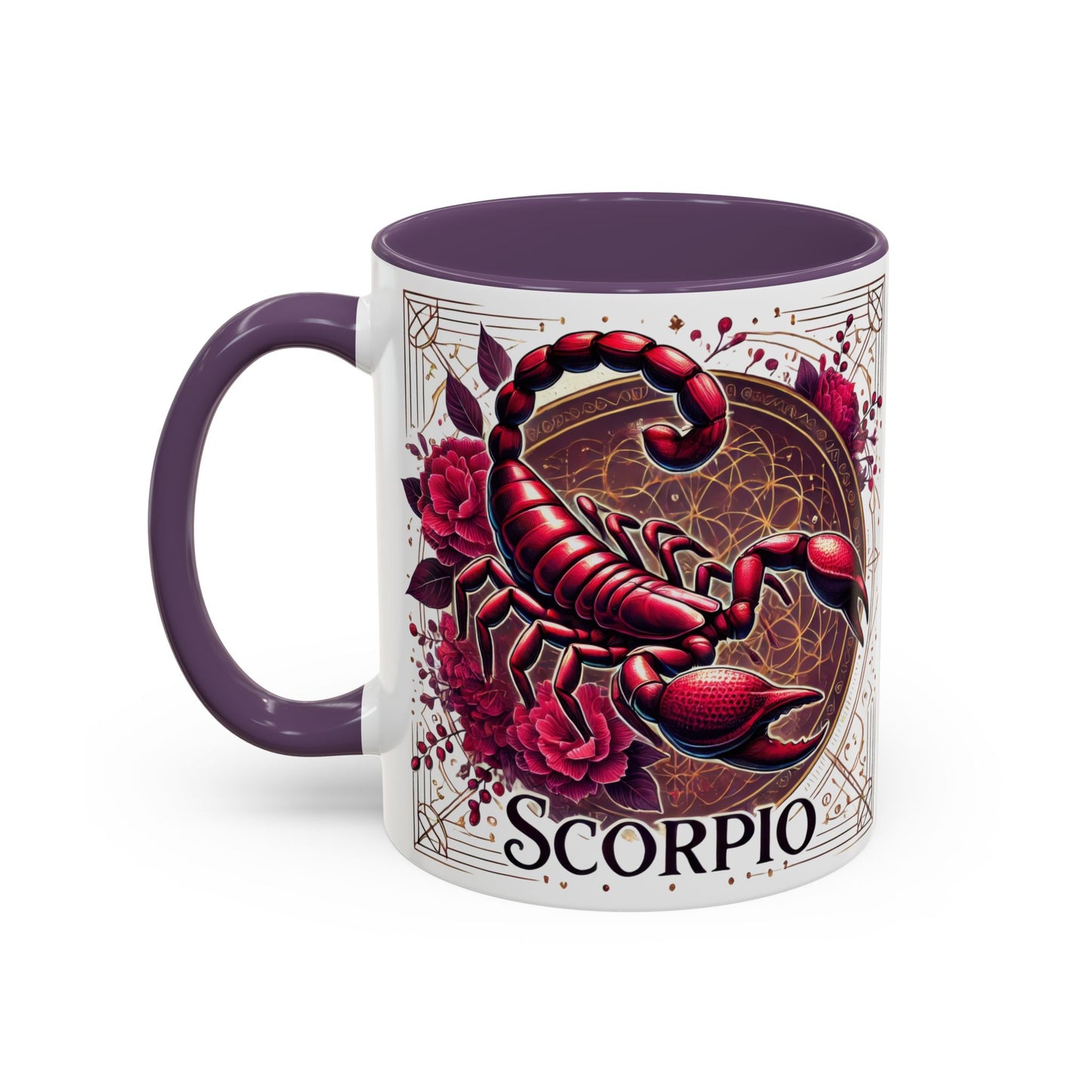 Scorpio Zodiac Accent Coffee Mug - Astrology Gift for Scorpios