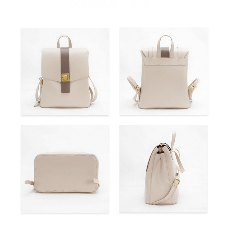 Mini Square College School Bag Large Capacity