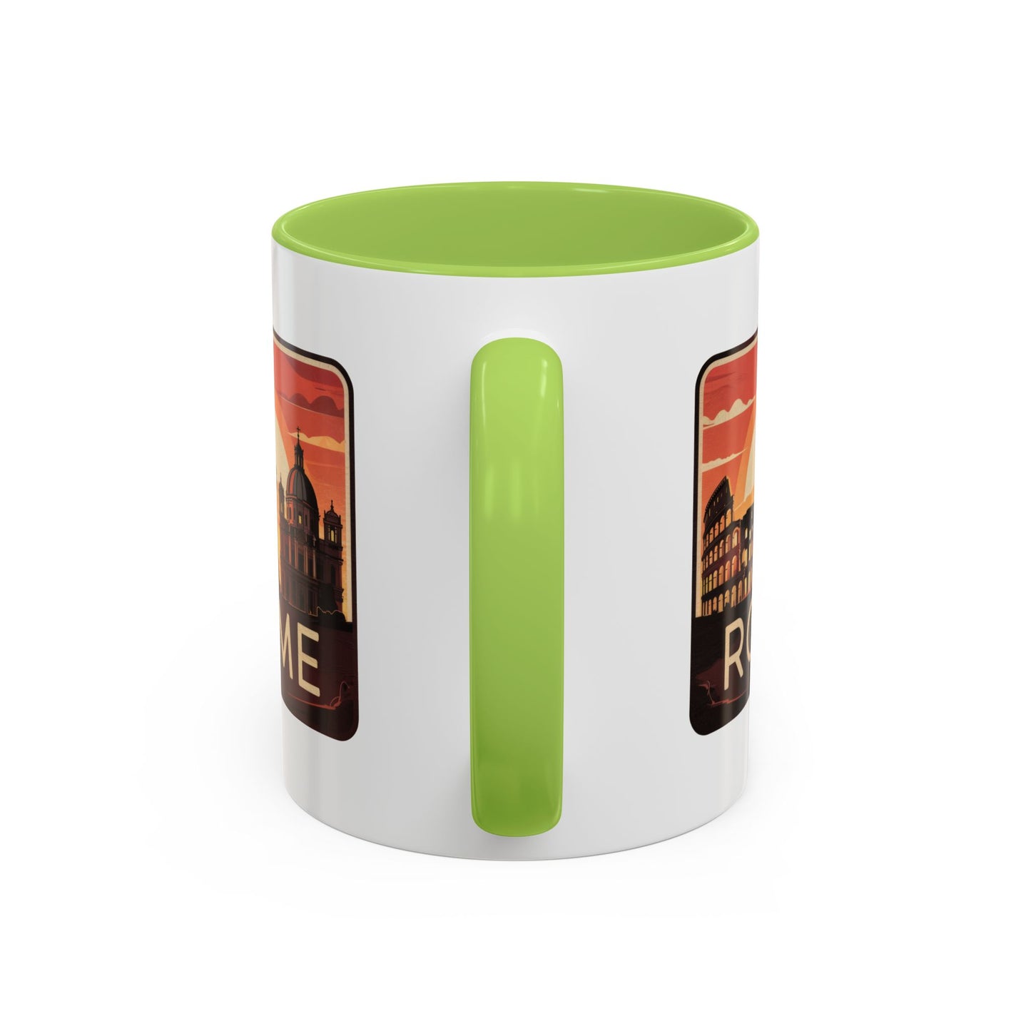 Rome Skyline Accent Coffee Mug, Travel Gift, Coffee Lovers, Home Decor, Unique Souvenir