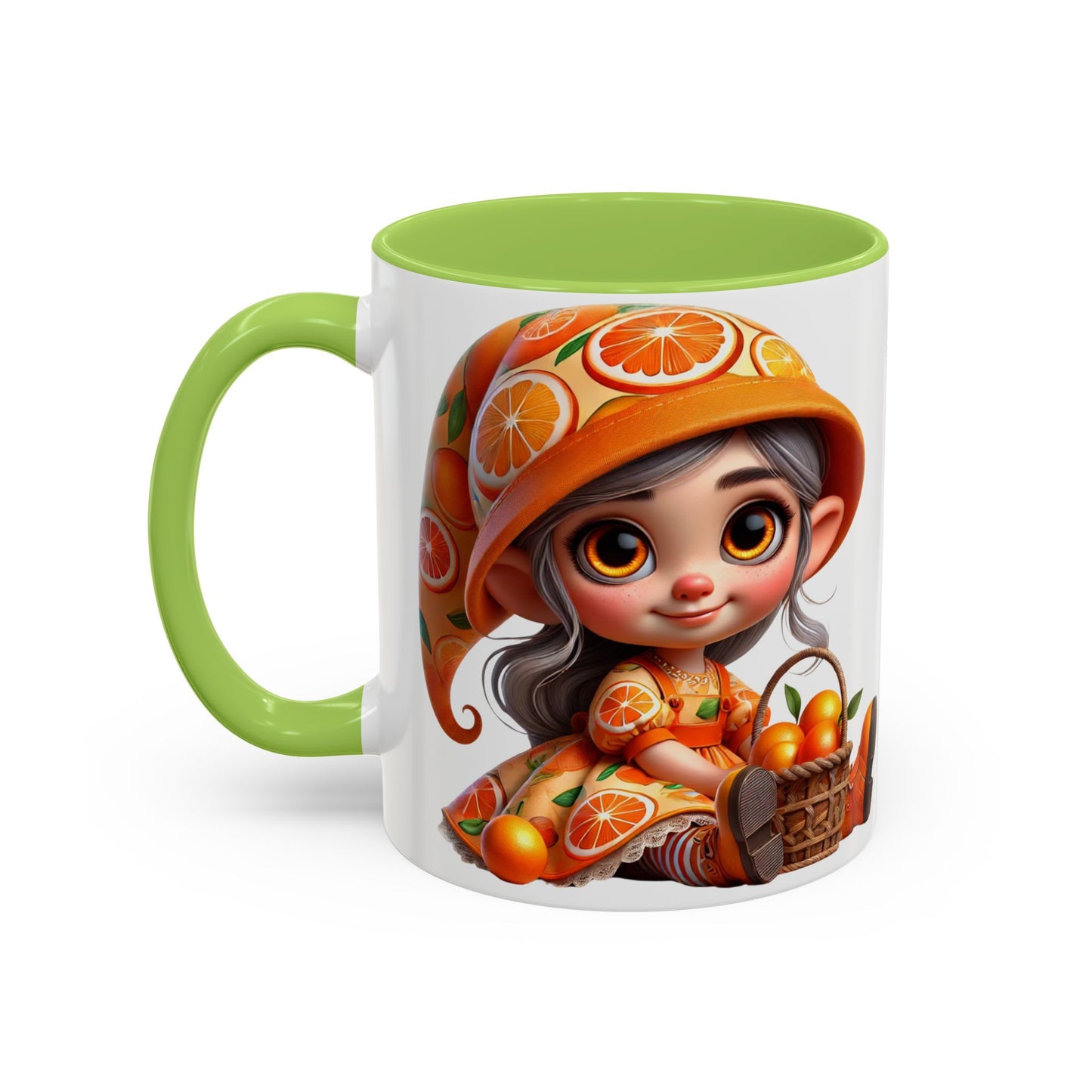 Cute Orange Harvest Coffee Mug - Charming 11 & 15oz Mug for Gardeners and Citrus Lovers