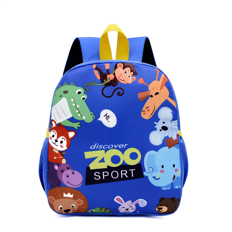 Kindergarten Men's And Women's Burden Reduction Decompression Anti-lost Fashion All-match School Bag Cartoon Student Schoolbag Wholesale Store Hive UNIjuntos
