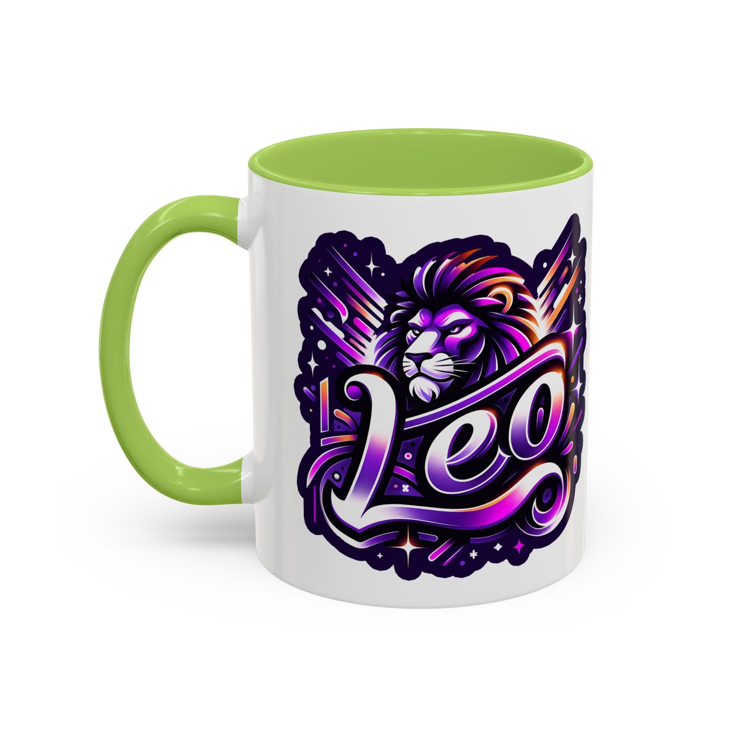 Vibrant Zodiac Leo Coffee Mug, Astrology Gift, Personalized Mug for Leo, Birthday Gift, Unique Home Décor