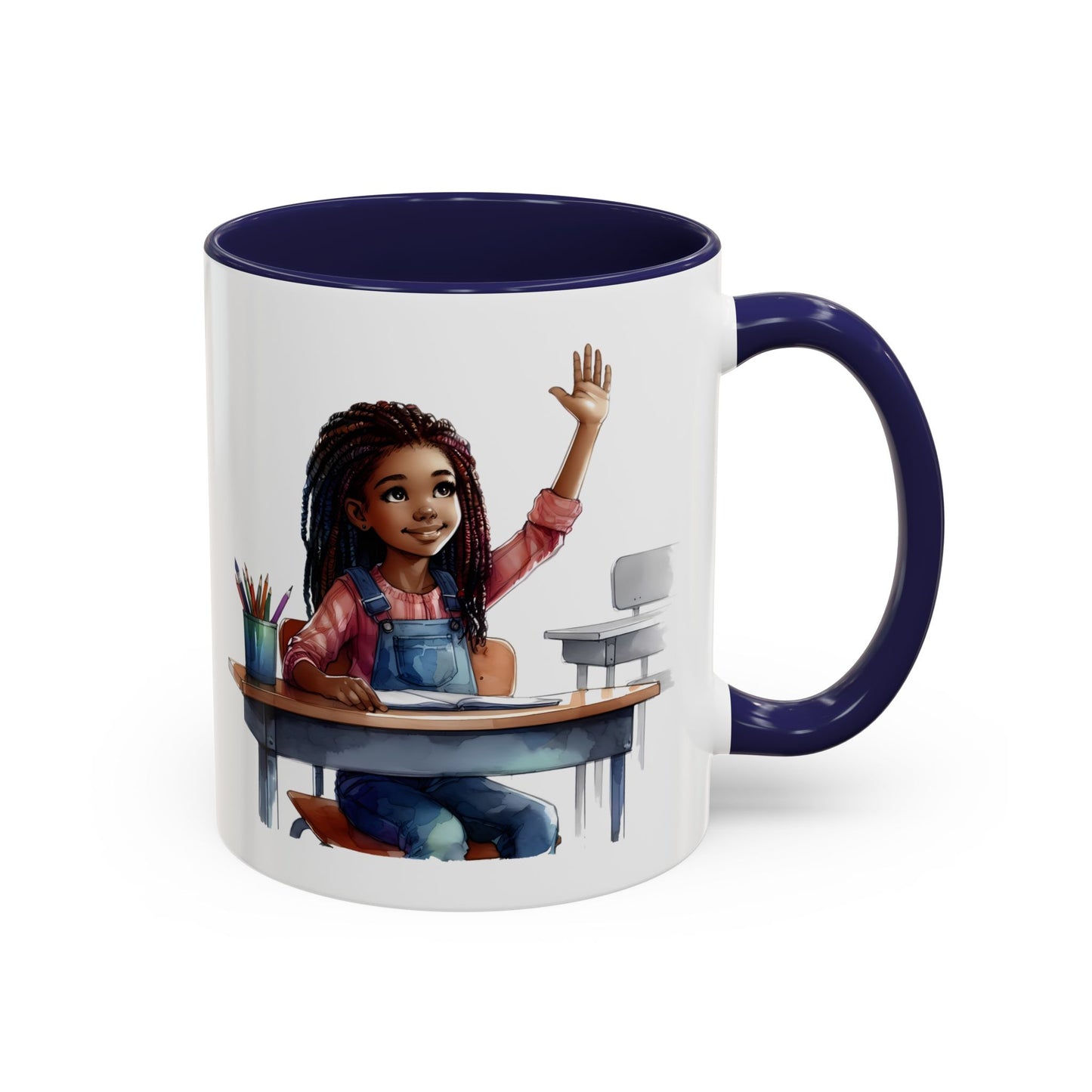 Cheerful Kids' Coffee Mug, Classroom Theme, Back to School Gift, Teacher Appreciation, Personalized Drinkware, Cute Art for Kids