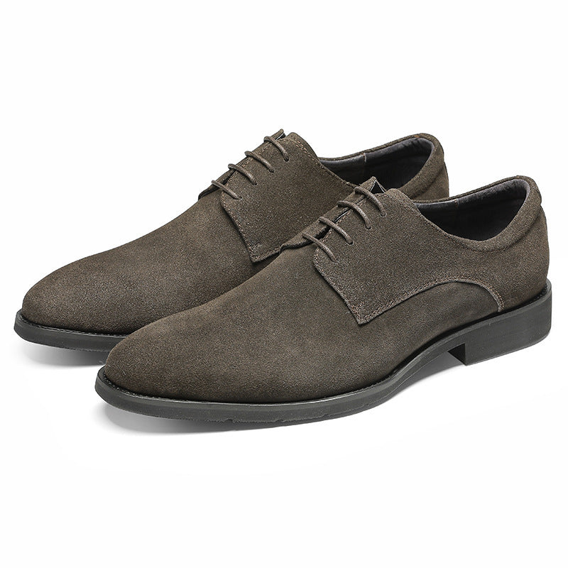 Men's British casual leather shoes
