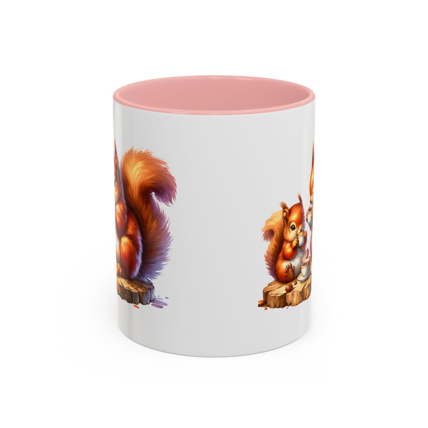 Whimsical Squirrel Coffee Mug - Perfect Gift for Animal Lovers, Cute Kitchen Decor, Hot Beverage Lover's Cup, Cozy Vibe Mugs