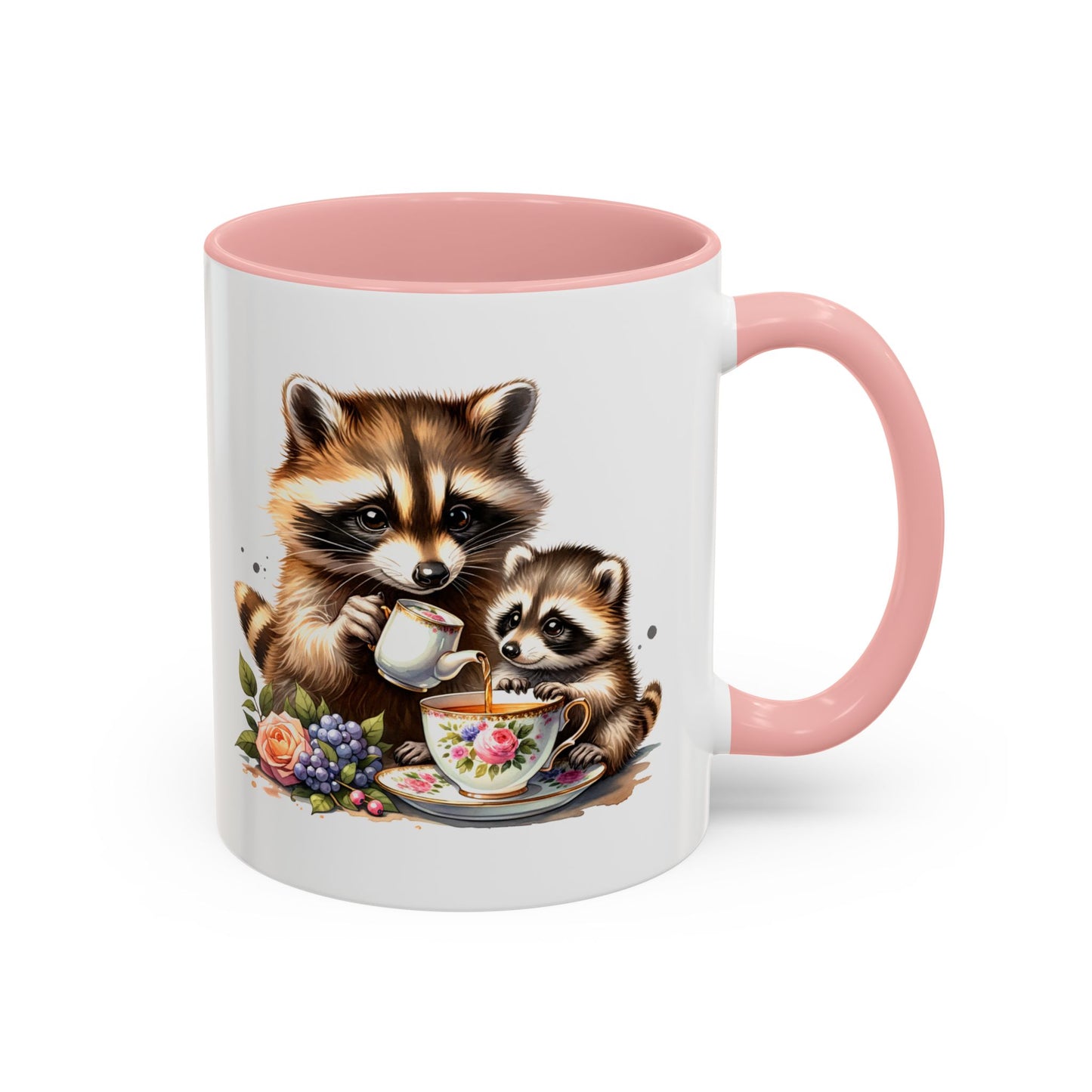 Whimsical Raccoon Coffee Mug - Perfect Gift for Animal Lovers, Cute Kitchen Decor, Tea Lovers, Nature Enthusiasts, Mother's Day