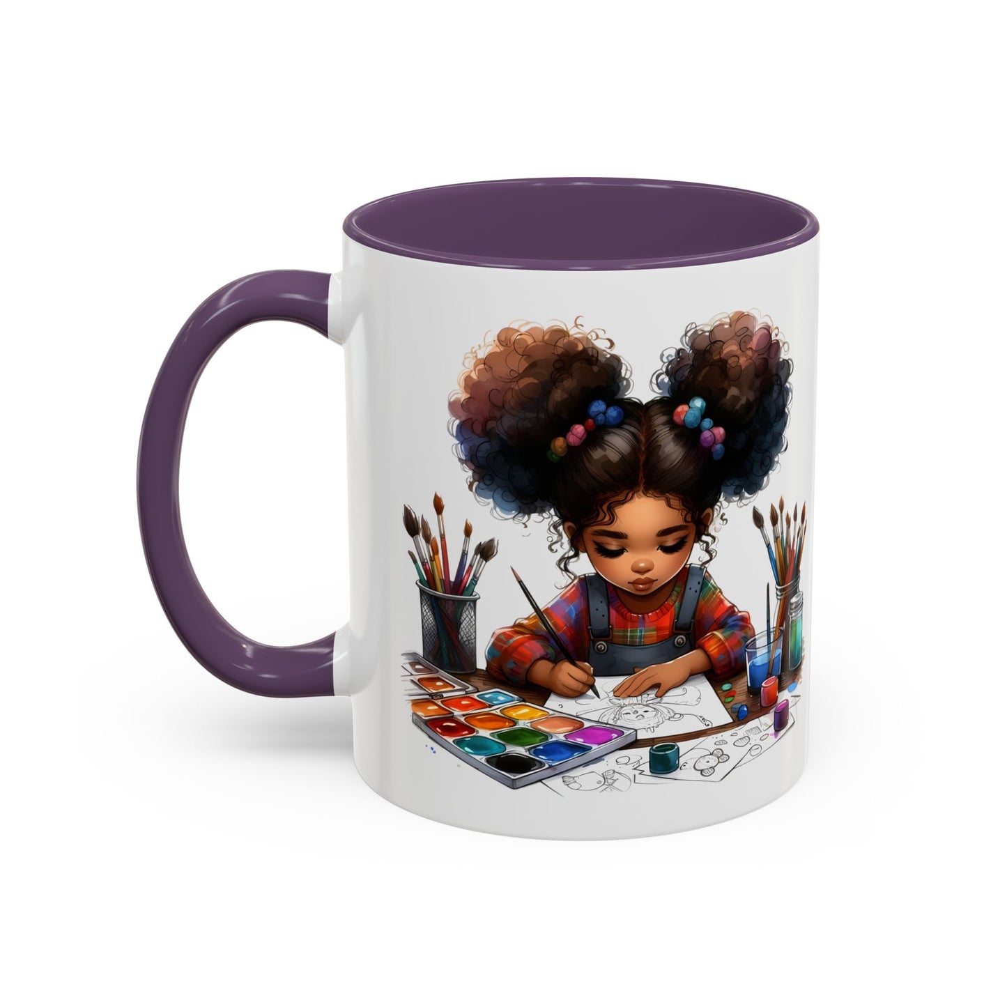 Creative Artist Coffee Mug, Colorful Art Mug, Gift for Artists, Studio Mug, Hot Beverage Cup, Unique Drinkware