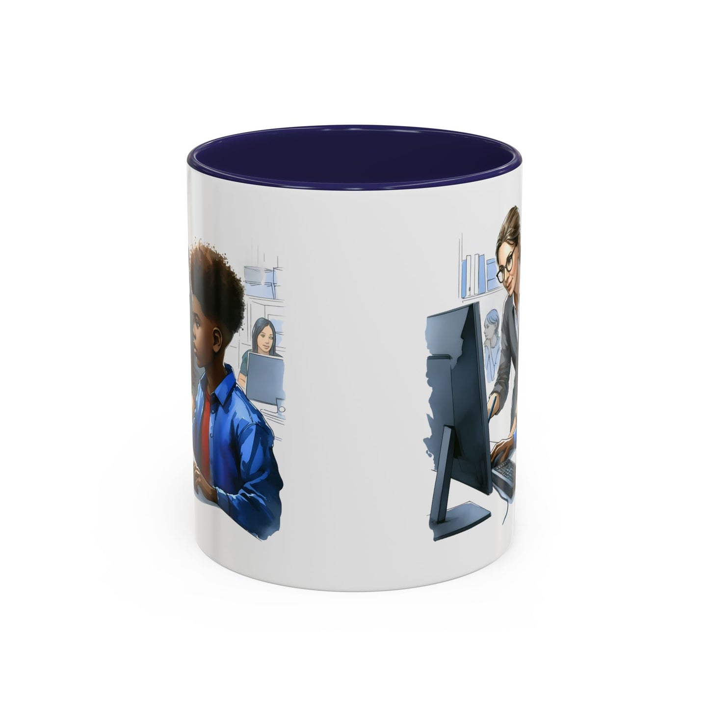 Empowering Desk Coffee Mug with Inspirational Design, Work Mug, Office Decor, Motivational Gift, Teacher Appreciation