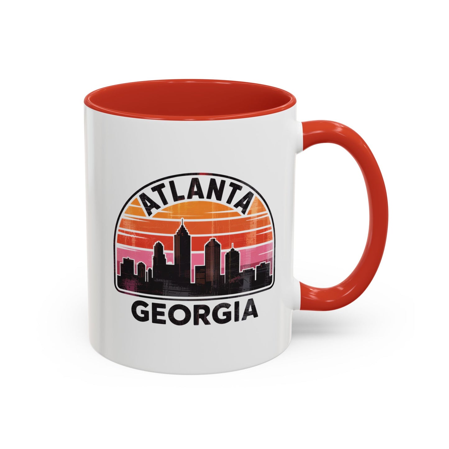 Vibrant Atlanta Coffee Mug - Perfect for Home or Office, Gift for Coffee Lovers, Souvenir for Travelers, Georgia Pride