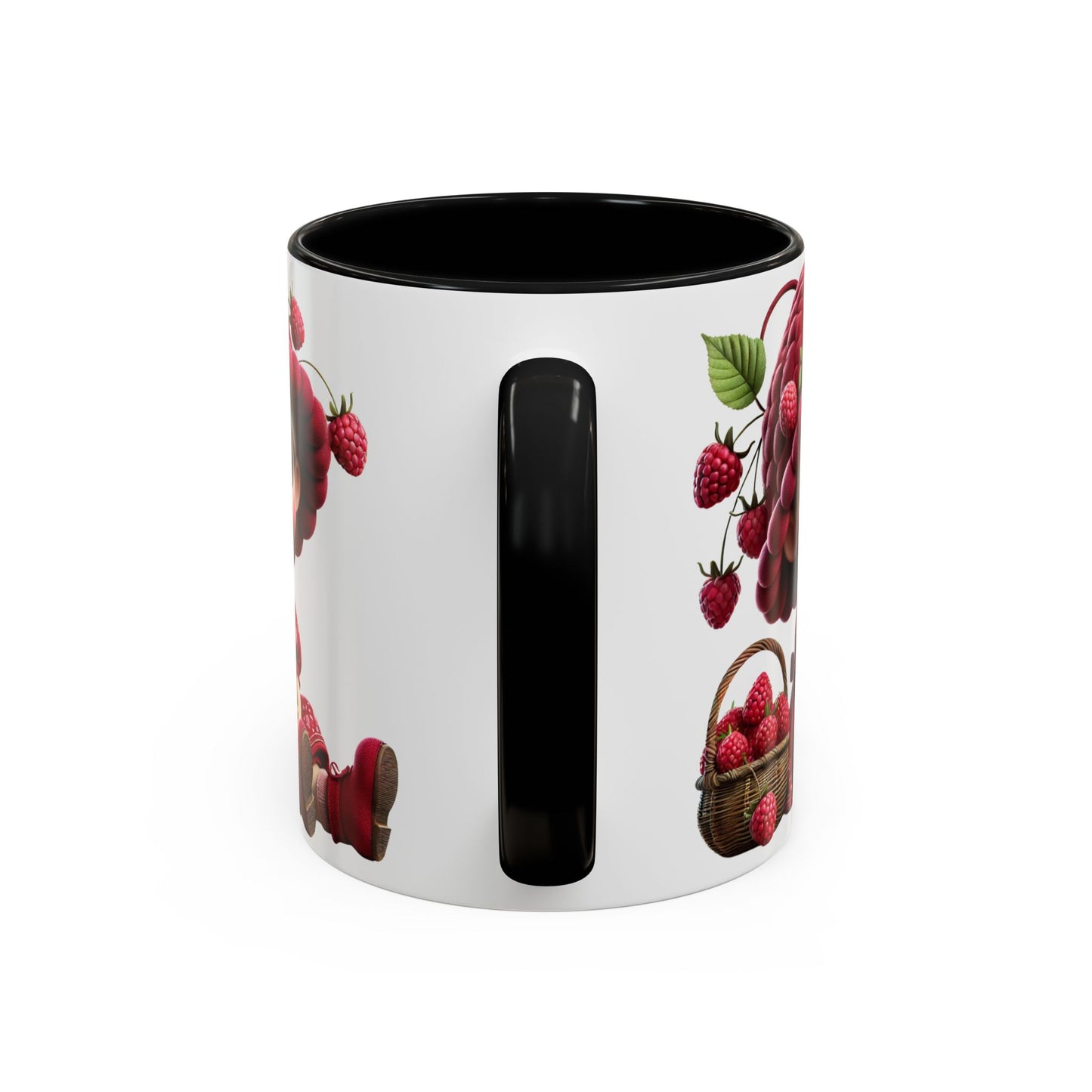 Whimsical Raspberry Character Coffee Mug - 11oz & 15oz