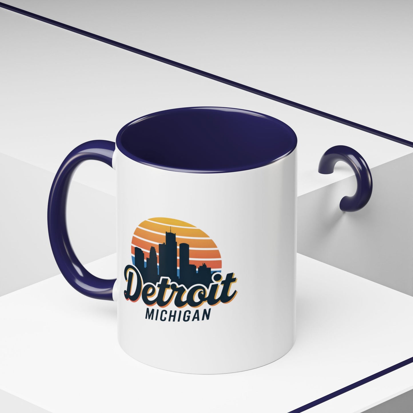 Detroit Skyline Coffee Mug - Perfect for Home, Gifts, Office Decor, Travel, Sunsets