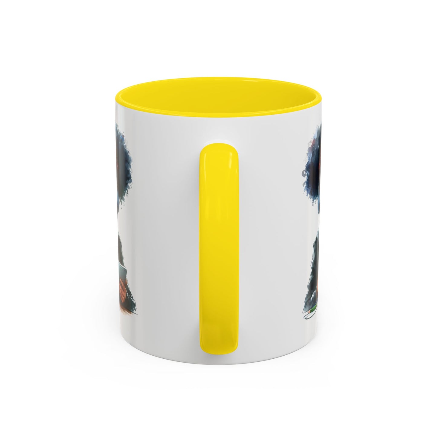 Chic Student Accent Coffee Mug | Ideal for Study Sessions, Gifts for Students, Home Office Decor, Birthday Surprise, Cozy Vibes