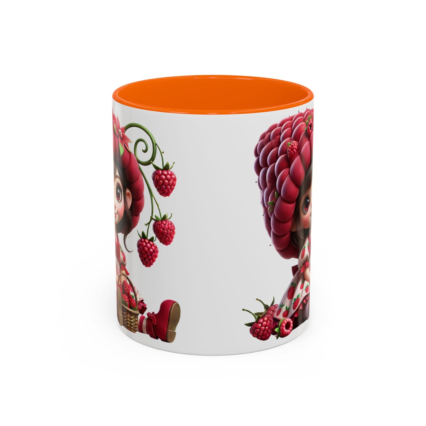 Whimsical Berry Girl Coffee Mug - Perfect for Berry Lovers!