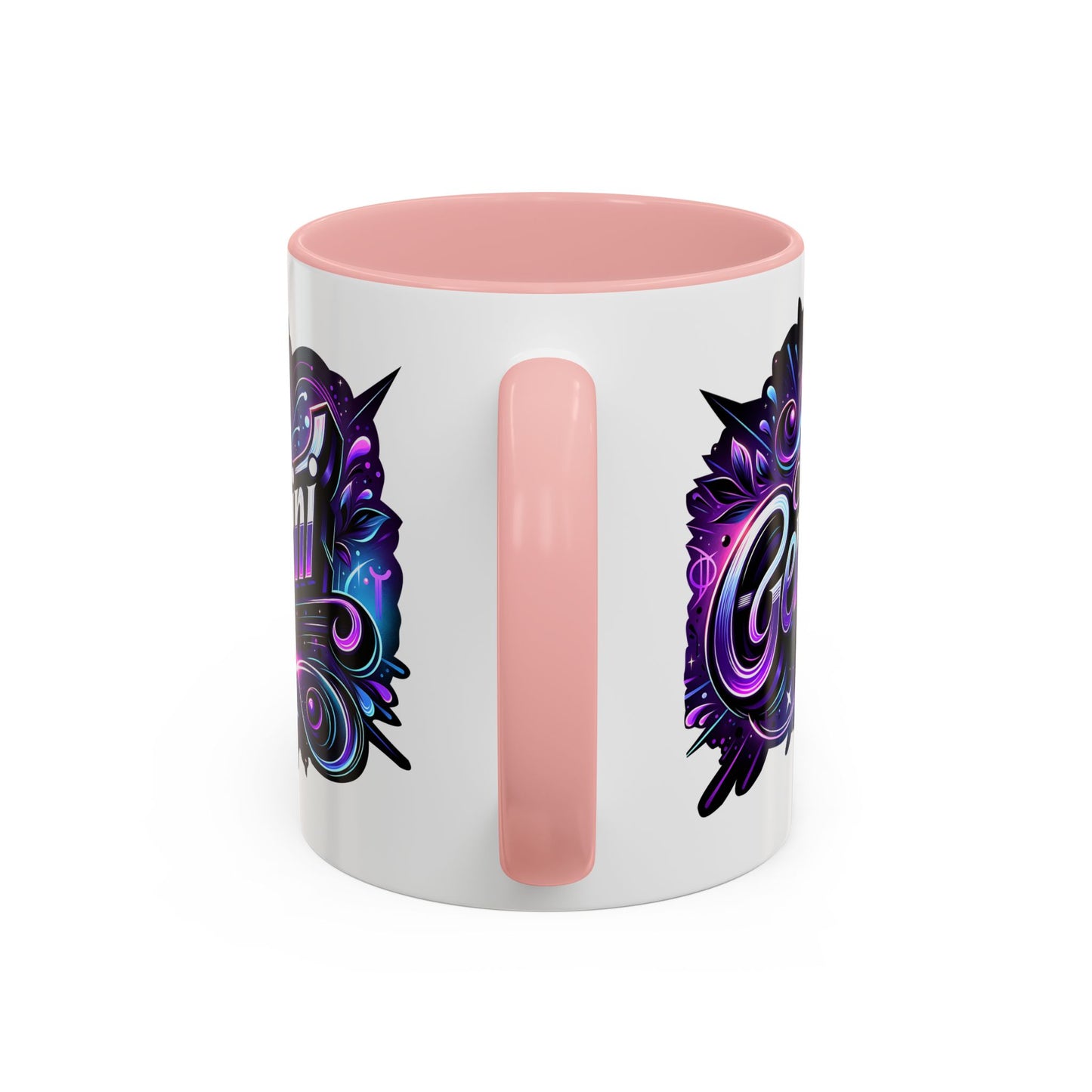 Gemini Accent Coffee Mug - Colorful Astrology Mug, Horoscope Gift, Zodiac Lover's Mug, Unique Coffee Cup, Personalised Birthday Gift