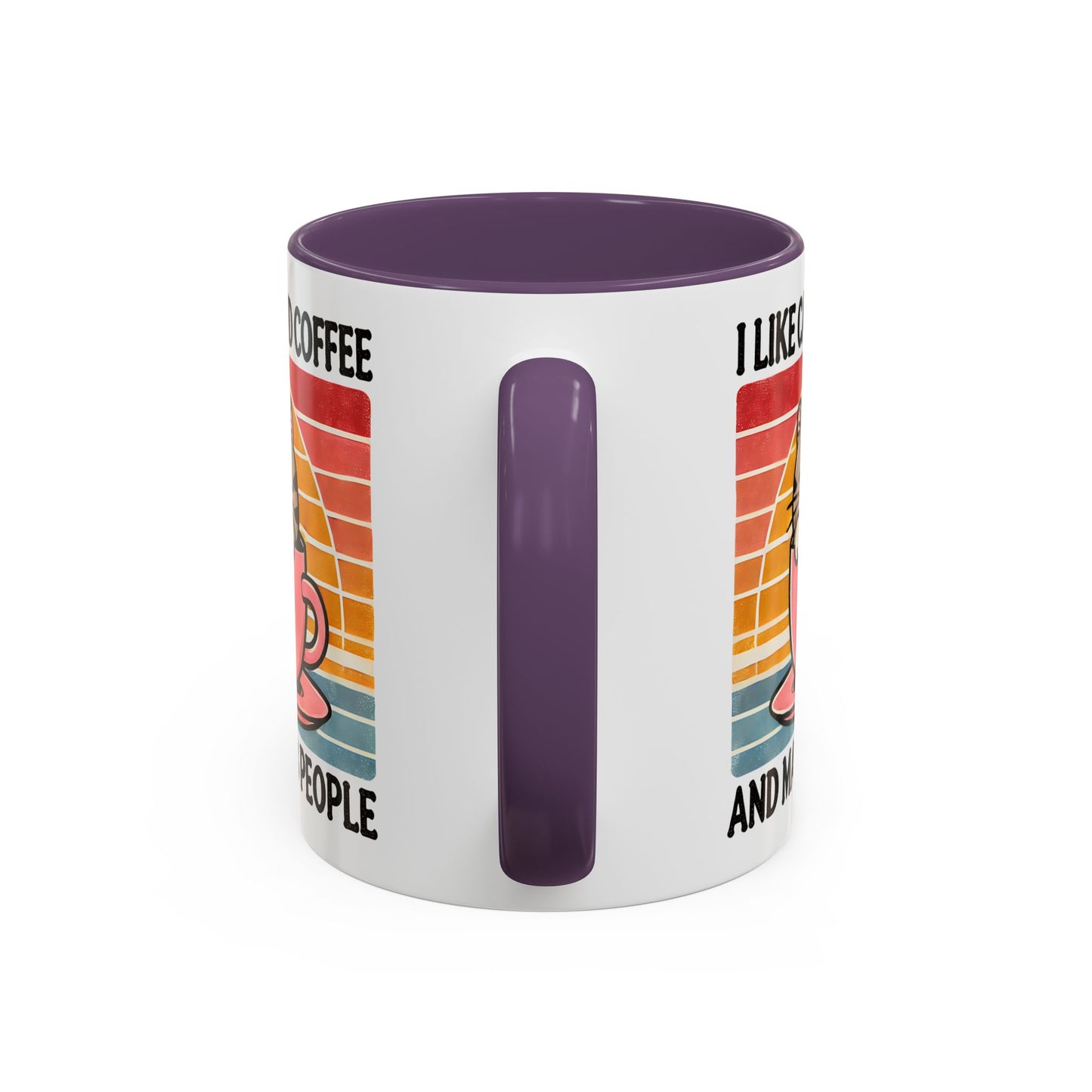 Cute Cat Coffee Mug, Cat Lover Gift, Coffee Lover Mug, Fun Pet Mug, Pet Owner Gifts