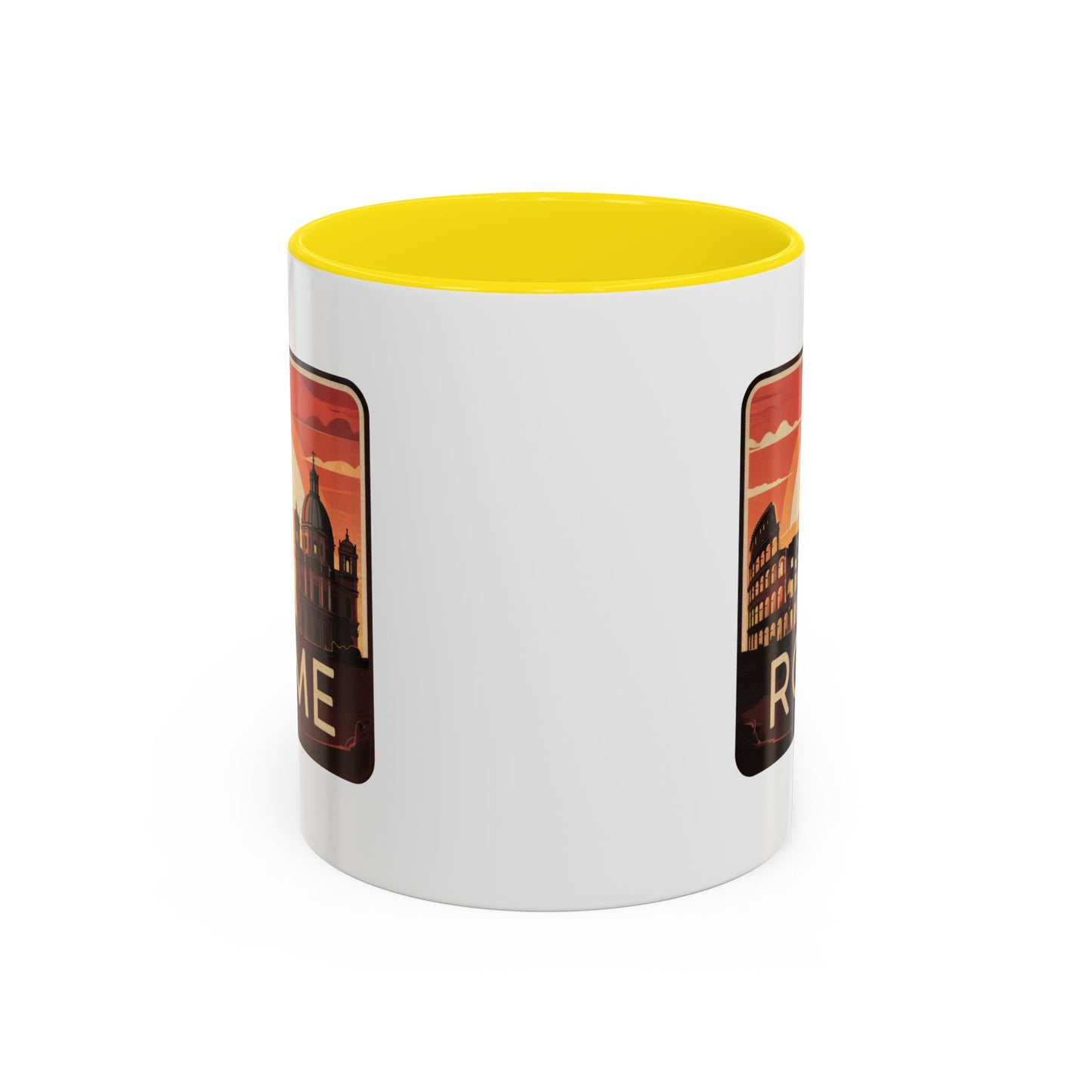 Rome Skyline Accent Coffee Mug, Travel Gift, Coffee Lovers, Home Decor, Unique Souvenir