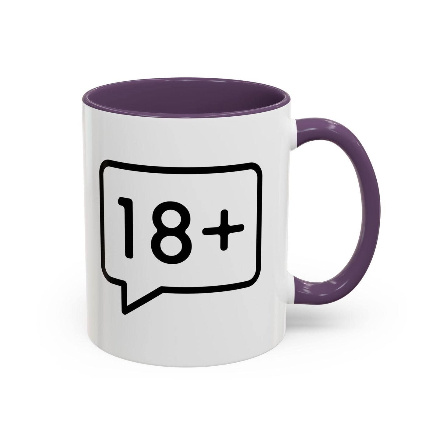 Adult-Only Accent Coffee Mug | Fun 18+ Design, Gift for Coffee Lovers, Unique Housewarming Gift, Perfect for Birthdays, Funny Office Mug