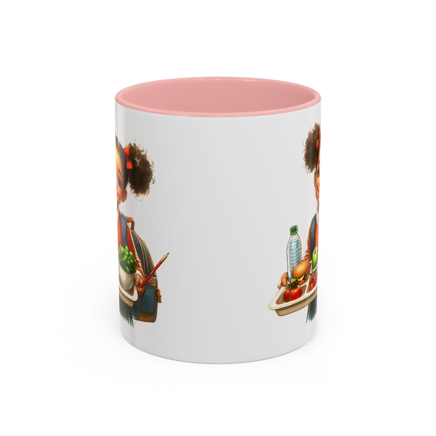 Happy Kids Accent Coffee Mug - Fun Drinkware for Home, School, Nursery, Gifts, Birthday, Holidays, Cute Design