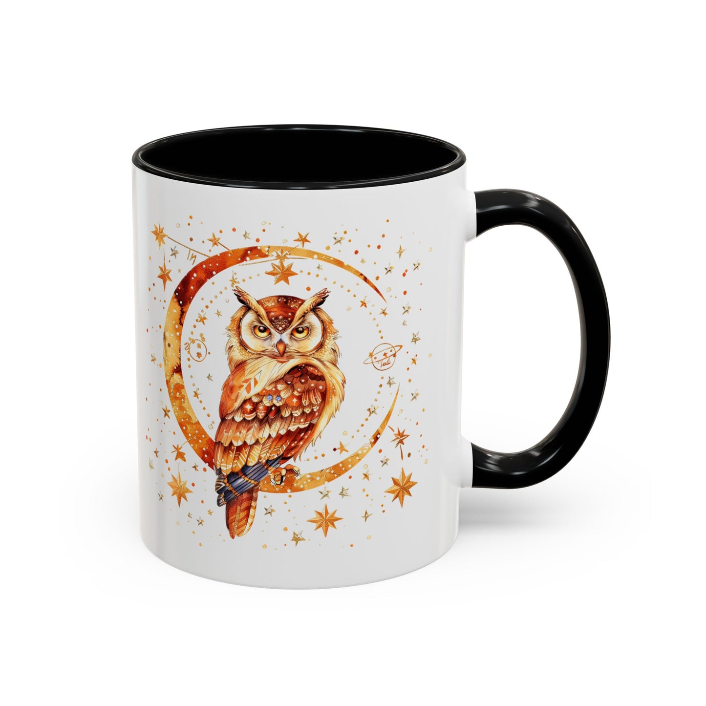 Mystical Owl Coffee Mug - Celestial Decor, Perfect Gift for Owl Lovers, Cozy Vibes, Unique Home Accents, Astrology Tea Cup