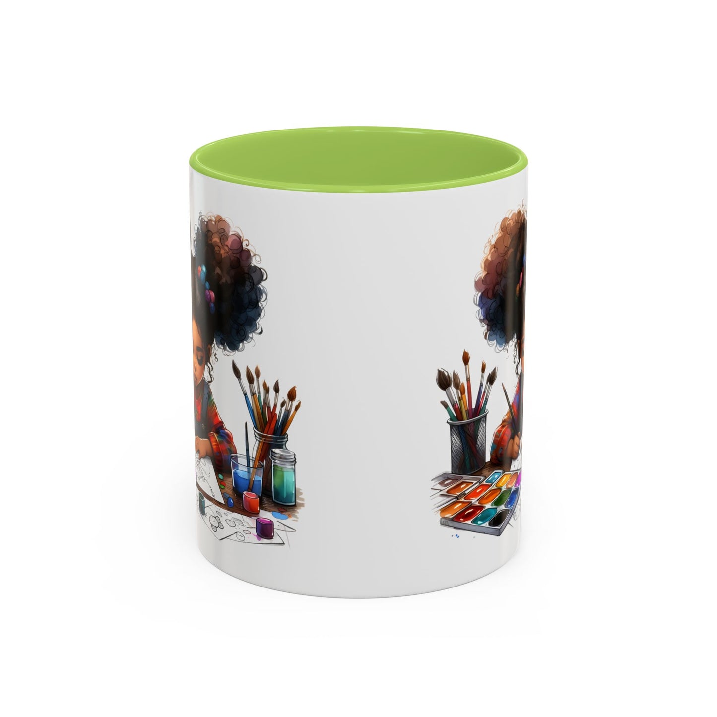 Creative Artist Coffee Mug, Colorful Art Mug, Gift for Artists, Studio Mug, Hot Beverage Cup, Unique Drinkware