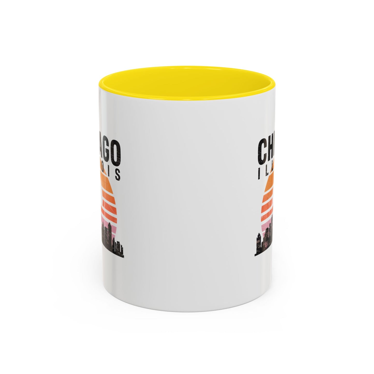 Chicago Skyline Accent Coffee Mug | Perfect Gift for Coffee Lovers, City Souvenir, Home Décor, Travel Memento, Chicago Enthusiasts