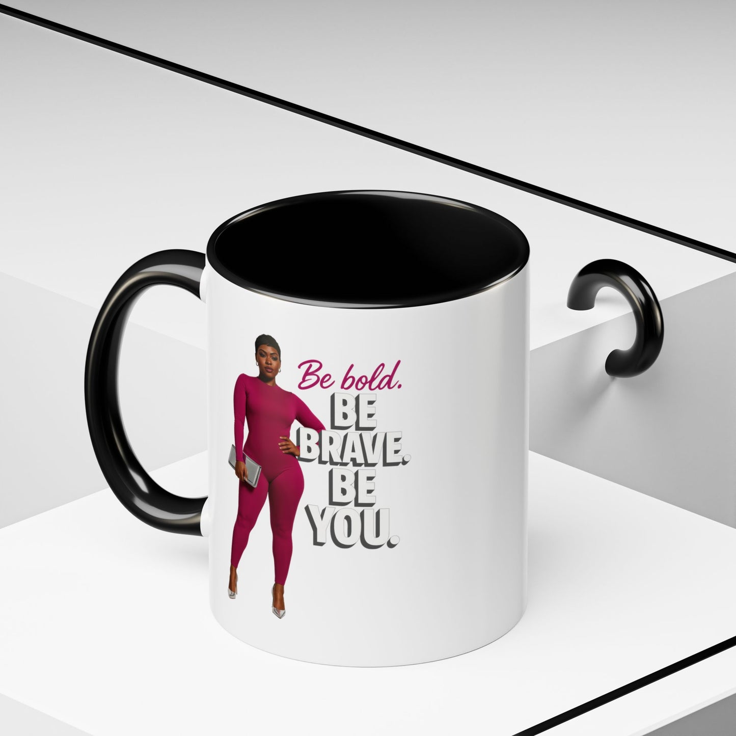 Bold Inspiration Coffee Mug - Empowerment Gift, Motivational Mug, Self-Love Decor, Office Essentials, Unique Gift Idea