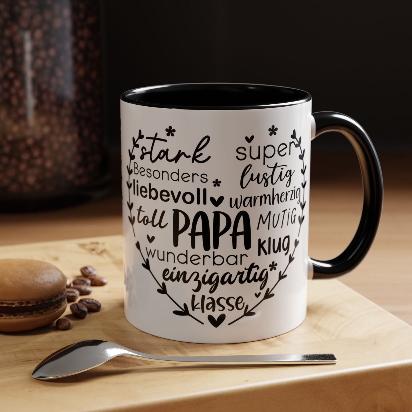 Personalized Papa Coffee Mug – Heartfelt Gift for Dads, Birthday Present, Father's Day Mug, Home Office Coffee Cup, Unique Dad Gift