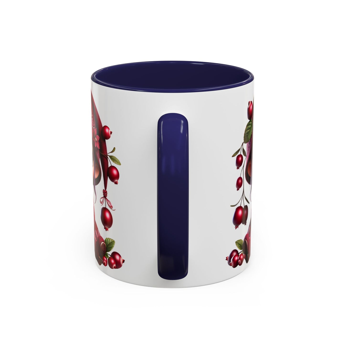 Cute Cherry Character Coffee Mug - 11oz & 15oz, Perfect for Cozy Mornings