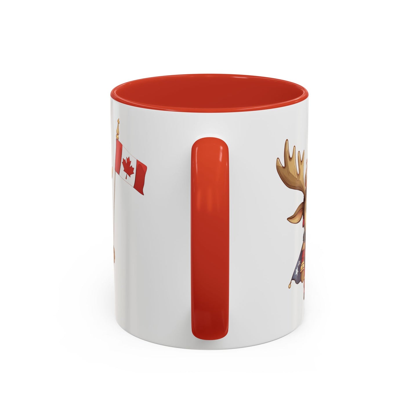 Canada Moose Accent Coffee Mug, Funny Moose Mug, Canadian Gift, Cute Animal Mug, Canada Day Mug, Holiday Coffee Cup