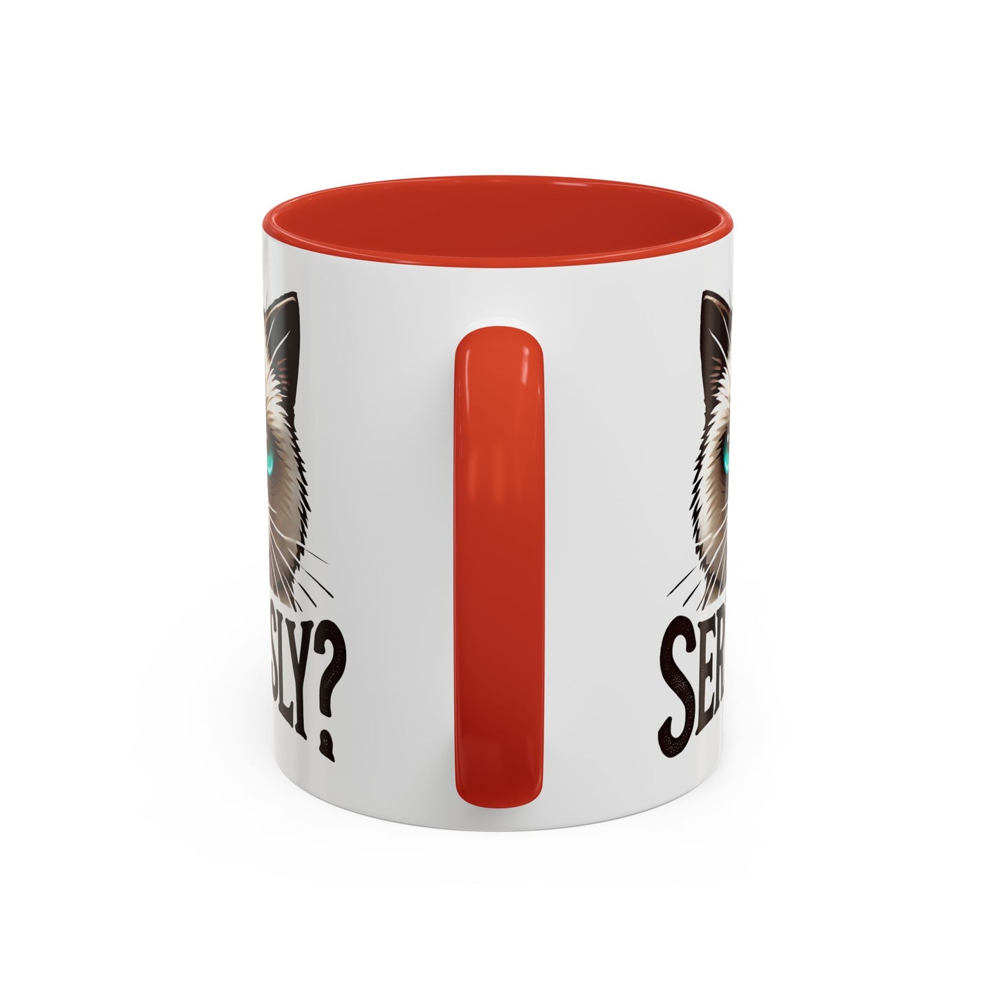 Funny Cat Accent Coffee Mug | Gift for Cat Lovers | Unique Ceramic Mug | Quirky Kitchen Decor | Humor Mug | Cat Person Gift