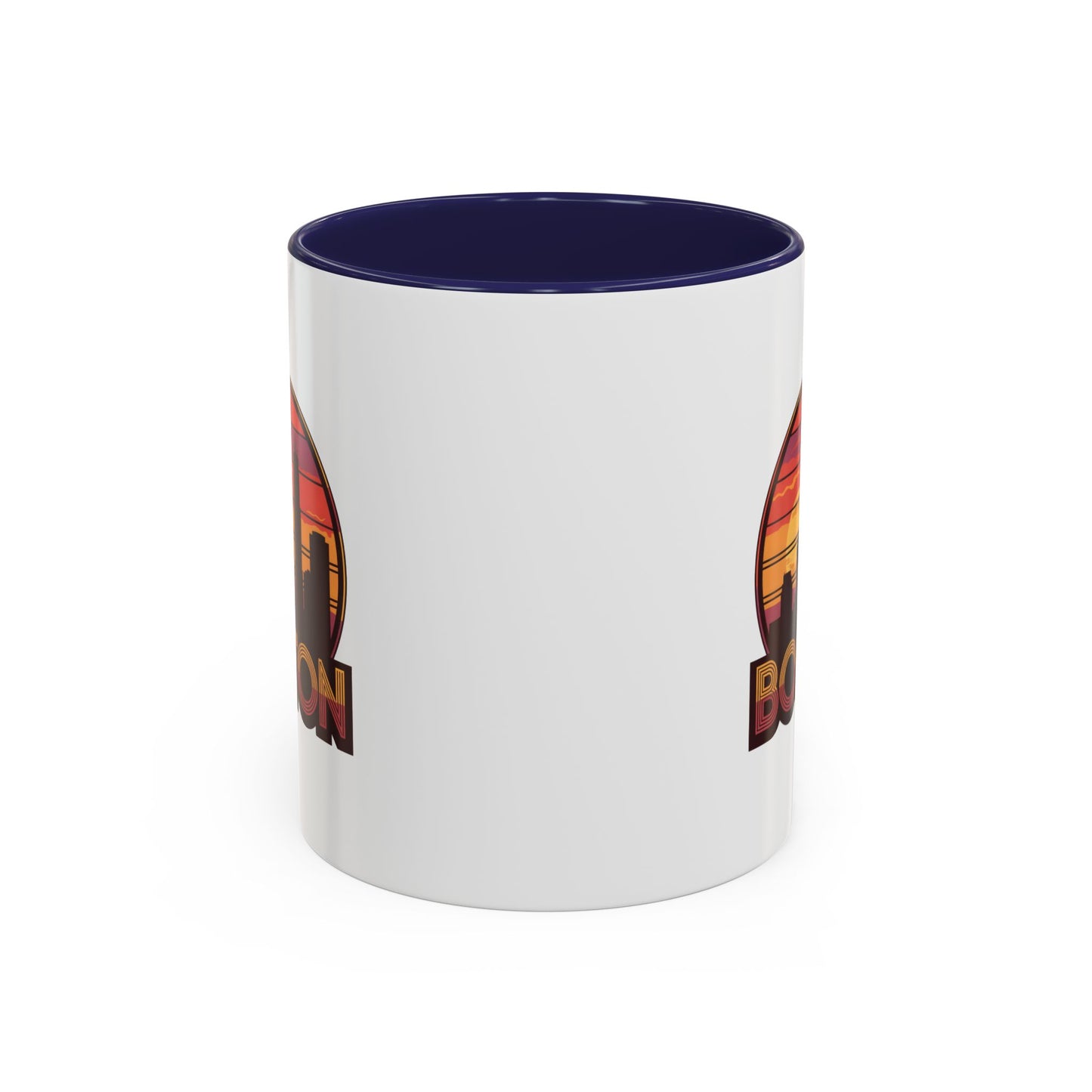 Boston Sunset Accent Coffee Mug, Unique Gift for Boston Lovers, Travel Souvenir, Home Decor, Coffee Lover's Gift, 11oz 15oz Options