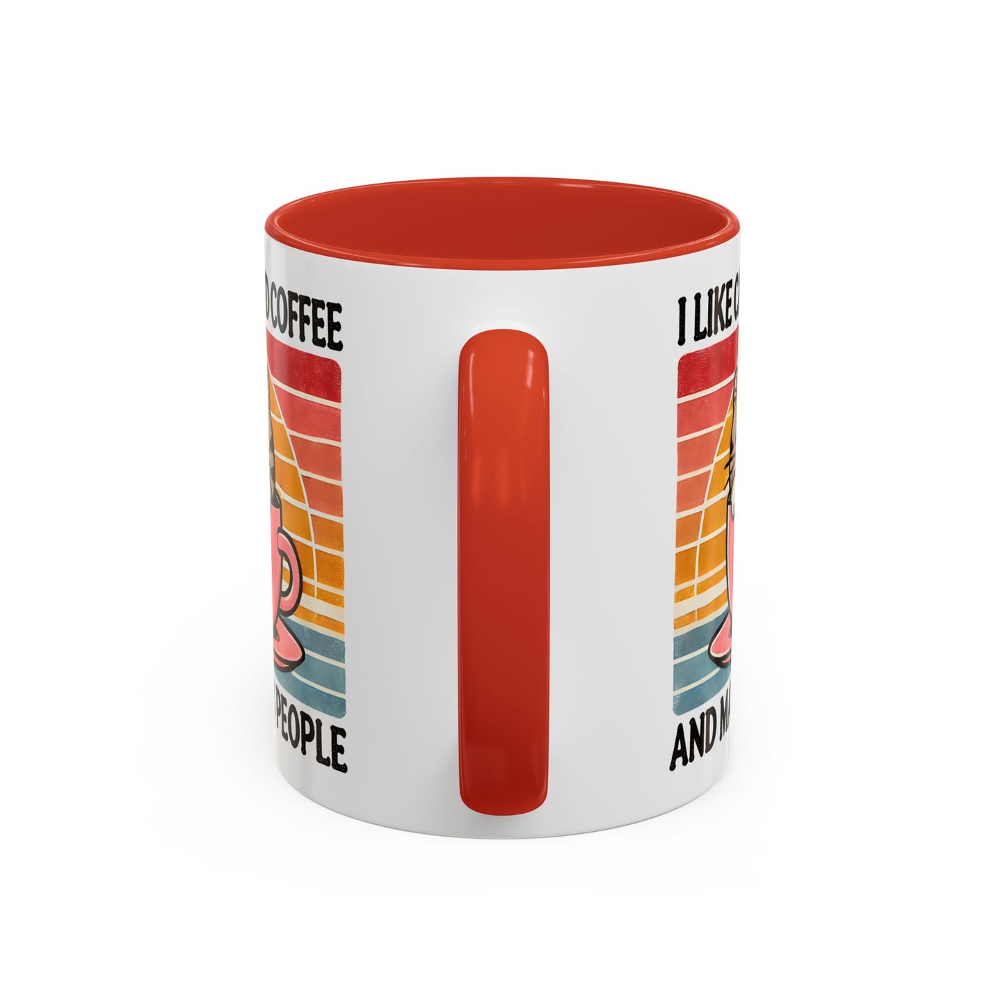 Cute Cat Coffee Mug, Cat Lover Gift, Coffee Lover Mug, Fun Pet Mug, Pet Owner Gifts