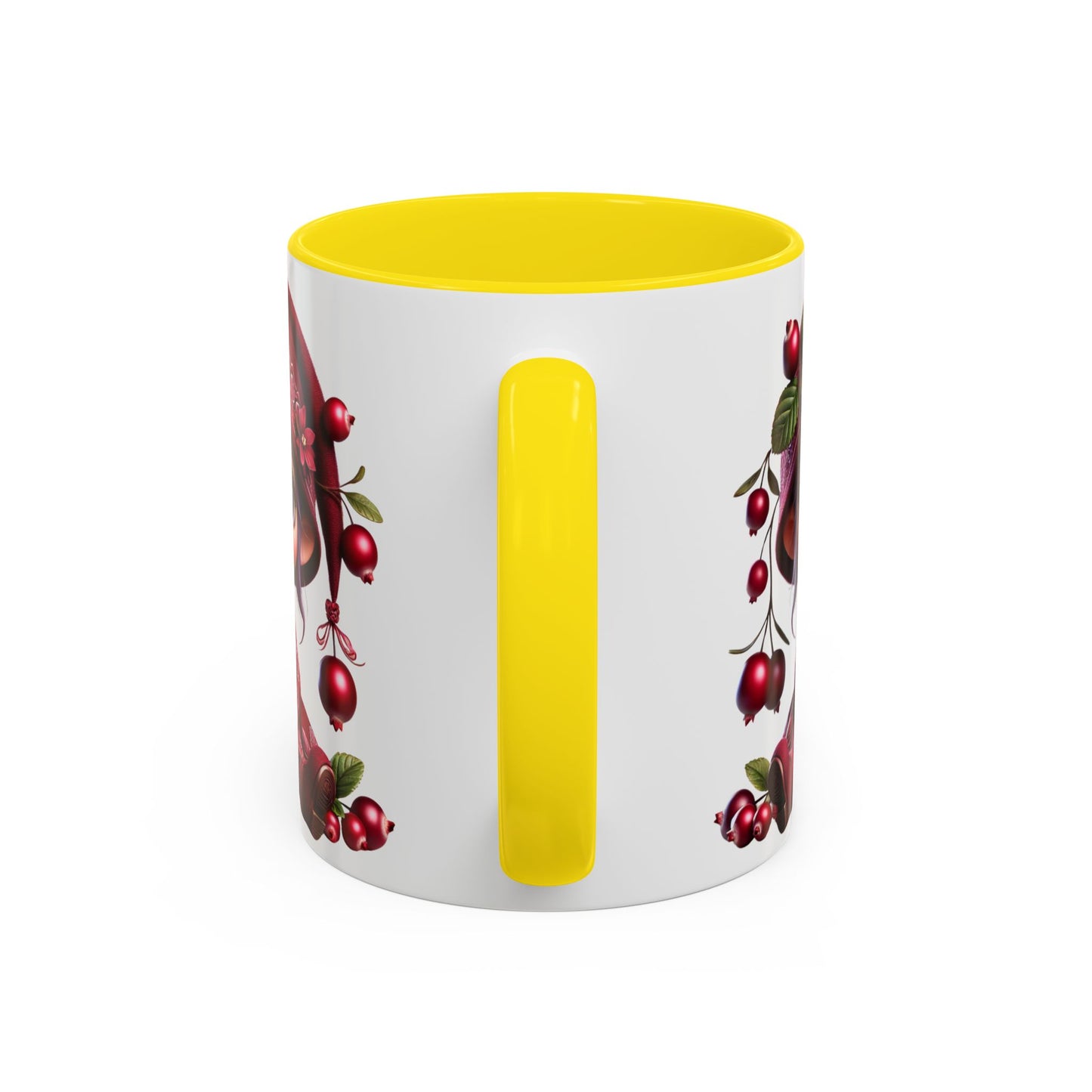 Cute Cherry Character Coffee Mug - 11oz & 15oz, Perfect for Cozy Mornings
