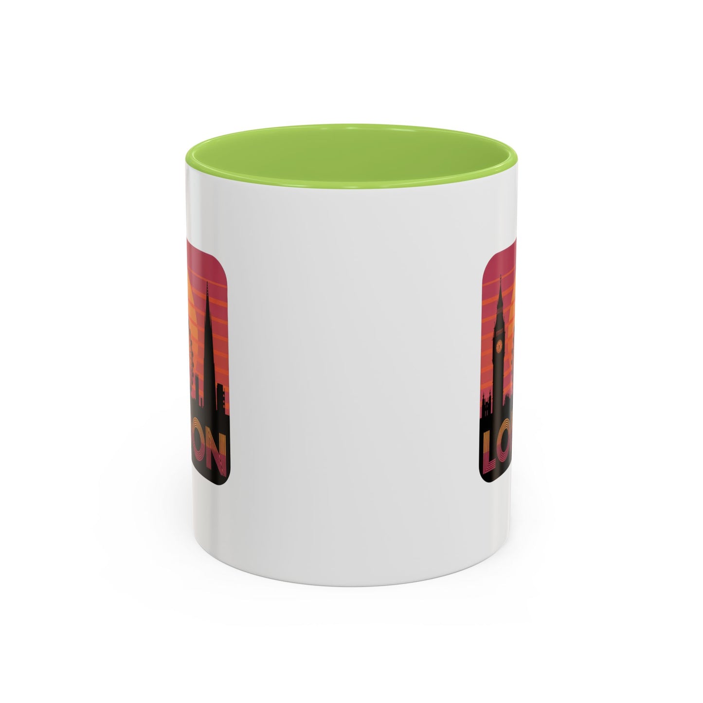 London Skyline Accent Coffee Mug - Perfect Gift for Travelers, London Lovers, Home Decor, Office Use, Road Trip Memories