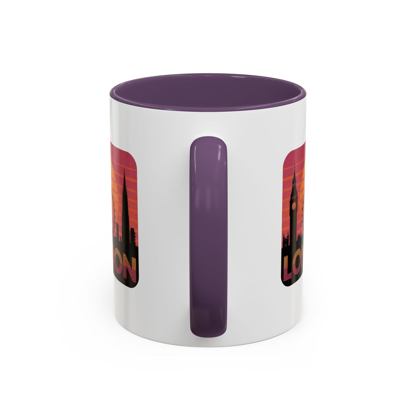 London Skyline Accent Coffee Mug - Perfect Gift for Travelers, London Lovers, Home Decor, Office Use, Road Trip Memories