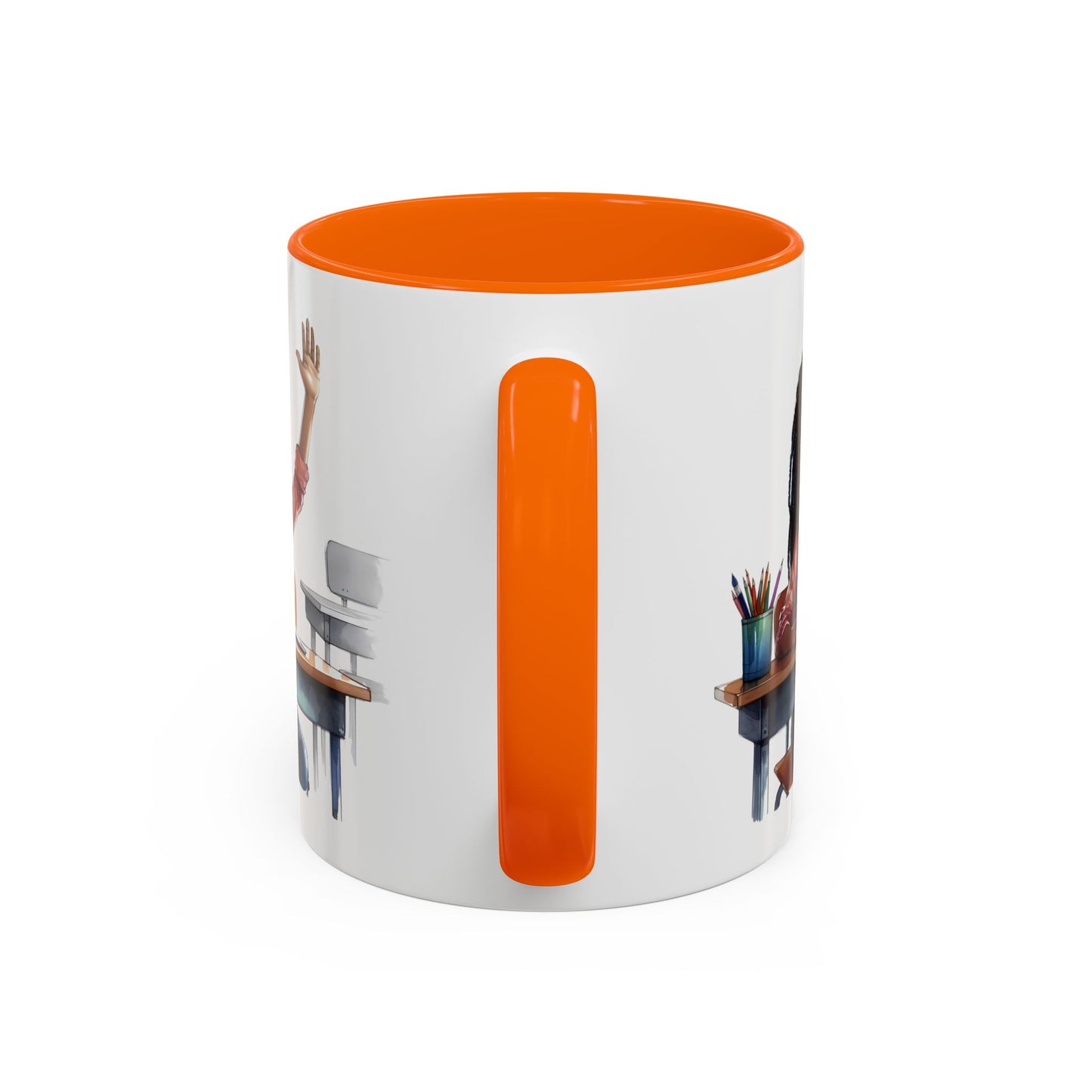 Cheerful Kids' Coffee Mug, Classroom Theme, Back to School Gift, Teacher Appreciation, Personalized Drinkware, Cute Art for Kids