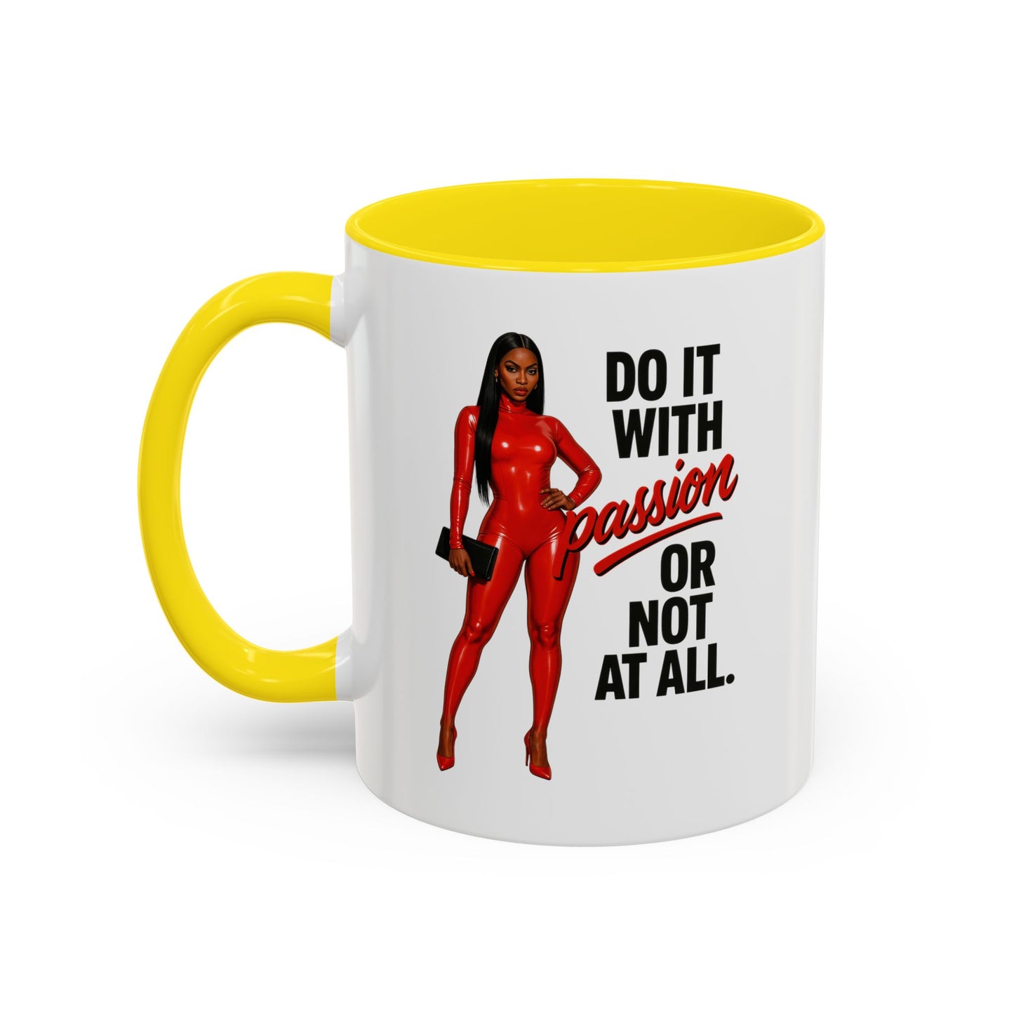 Vibrant Passionate Coffee Mug - Perfect for Tea Lovers, Gift for Friends, Motivational Drinkware, Unique Office Coffee Cup