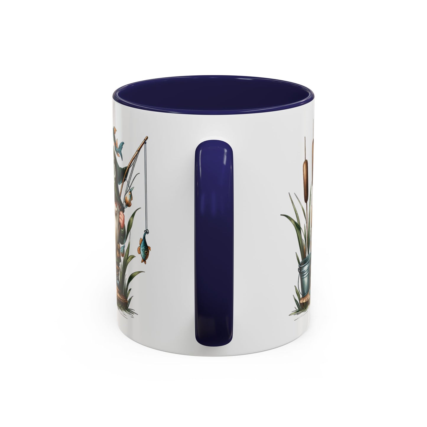 Fishing Gnome Coffee Mug, Best Dad Ever, Father's Day Gift, Dad's Mug, Gnome Decor, Outdoor Lover's Cup