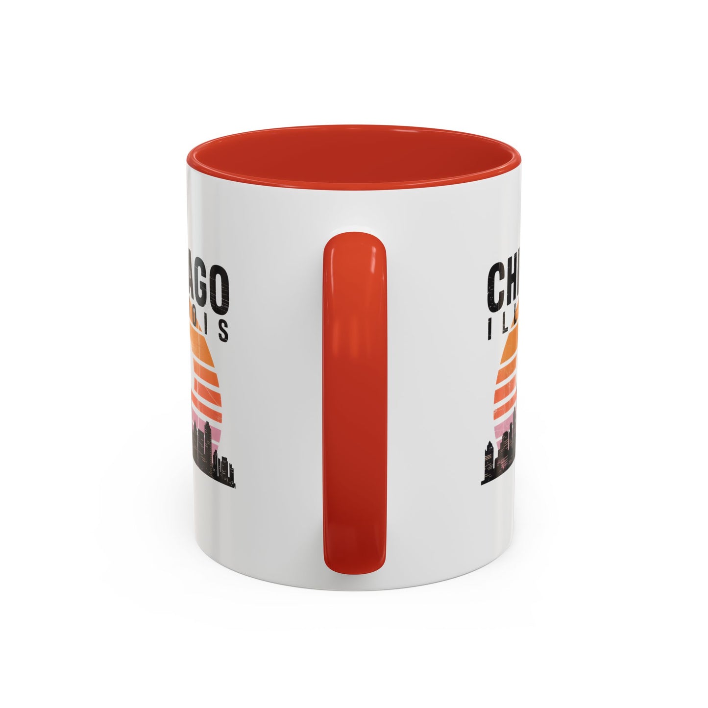 Chicago Skyline Accent Coffee Mug | Perfect Gift for Coffee Lovers, City Souvenir, Home Décor, Travel Memento, Chicago Enthusiasts