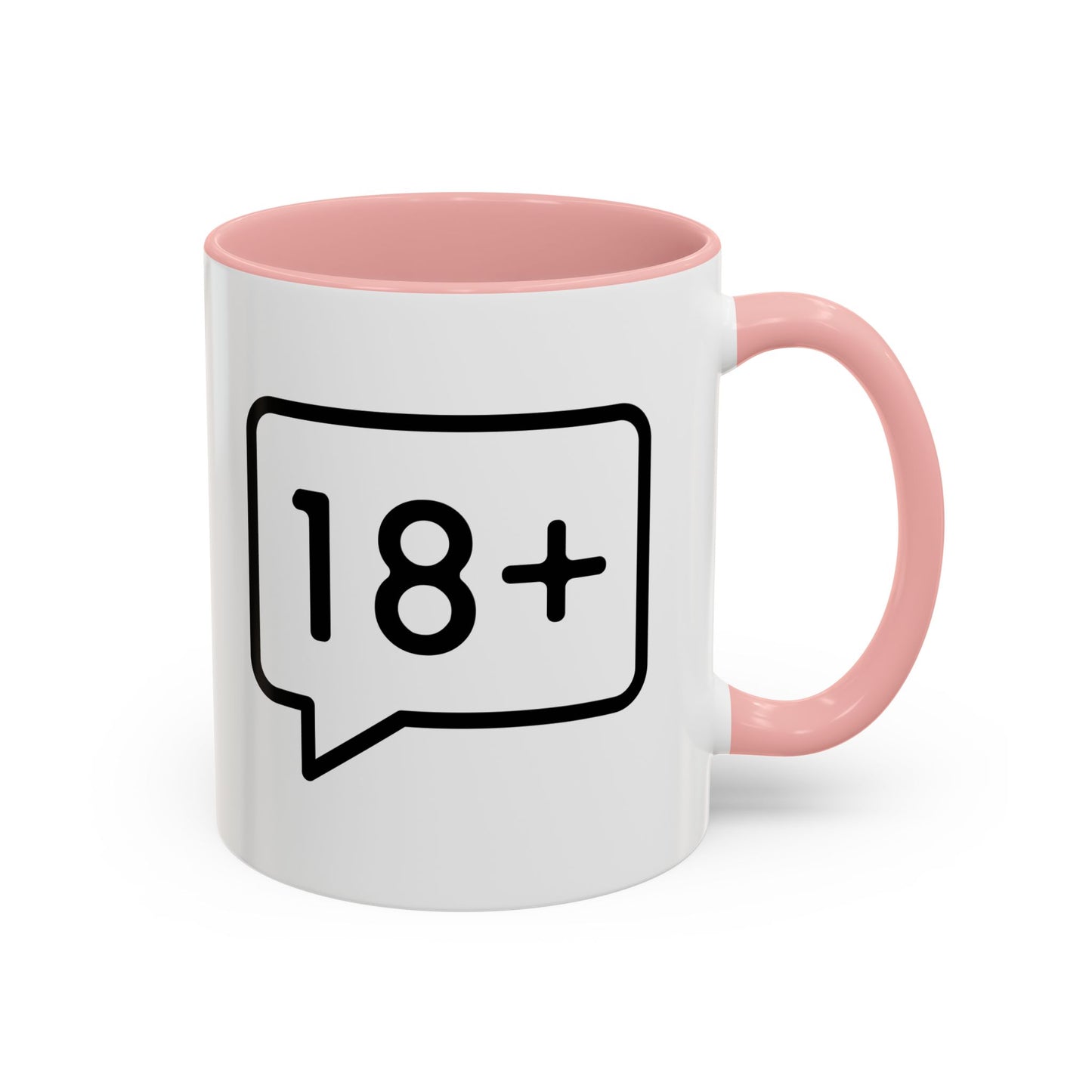 Adult-Only Accent Coffee Mug | Fun 18+ Design, Gift for Coffee Lovers, Unique Housewarming Gift, Perfect for Birthdays, Funny Office Mug