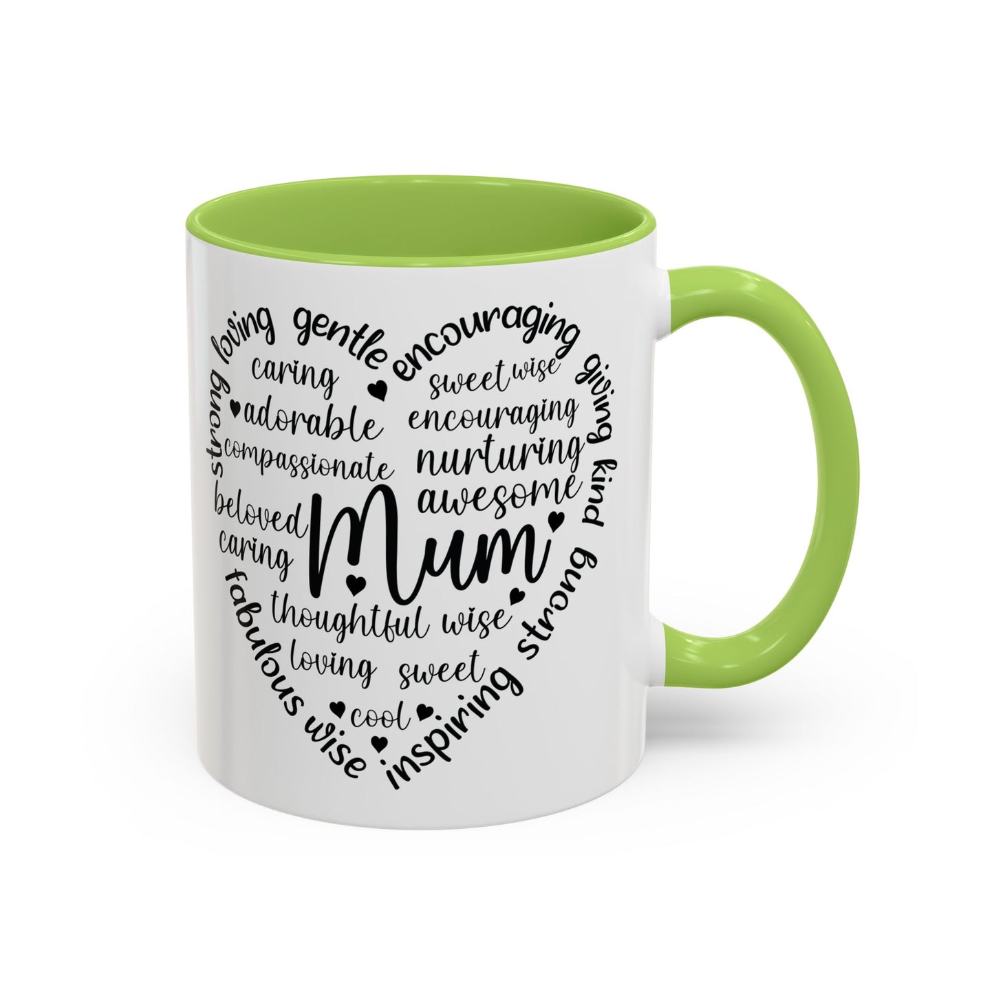 Inspirational Mum Coffee Mug - Perfect Gift for Mother’s Day, Birthdays, or Just Because, Unique Black Accent Mug