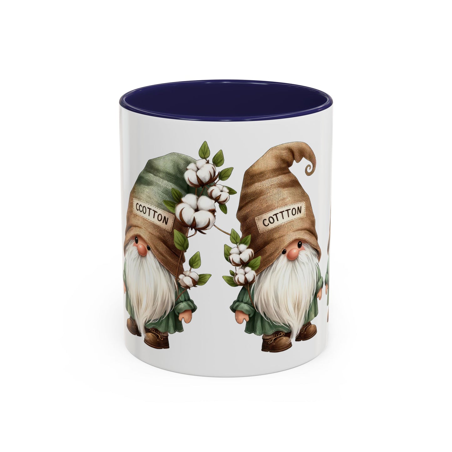 Gnome-Themed Accent Coffee Mug with Floral Design, Perfect for Gifting, Home Decor, Cozy Mornings, Tea Lovers, Housewarming