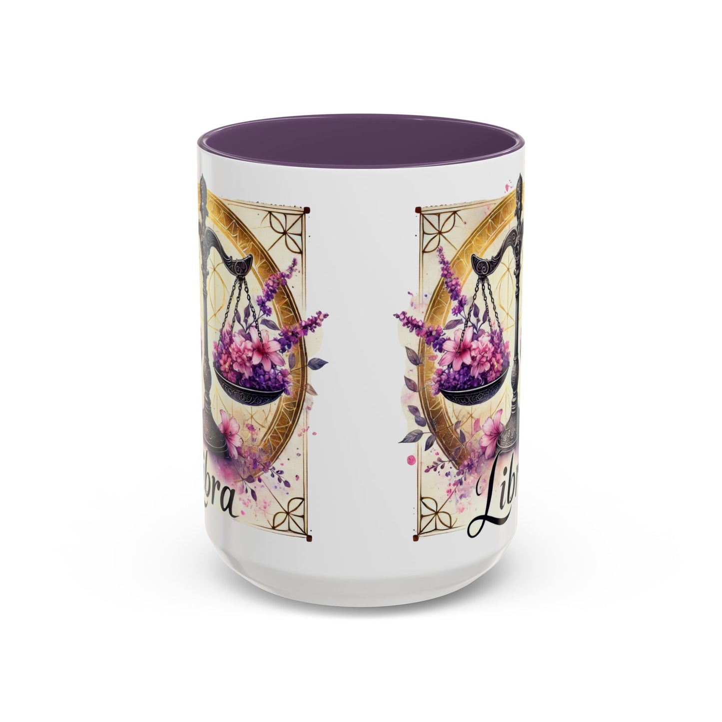 Libra Zodiac Accent Coffee Mug, Horoscope Gift for Astrology Lovers, Cute Libra Decor, Personalized Drinkware, Birthday Gift Idea