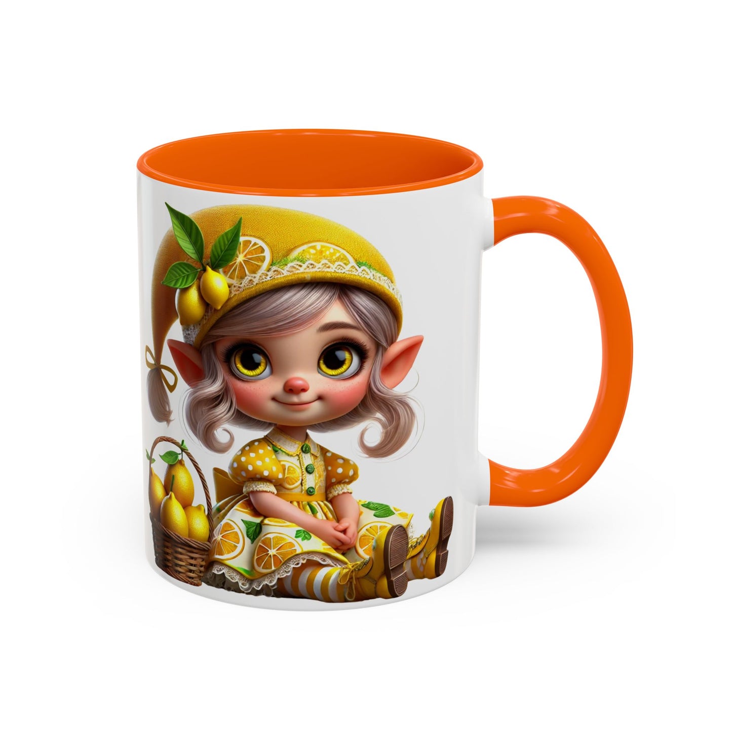 Whimsical Lemon Elf Coffee Mug - Perfect Gift for Spring & Summer